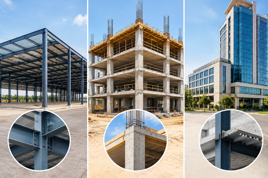 Steel vs concrete construction